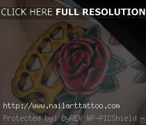 girly brass knuckles tattoos
