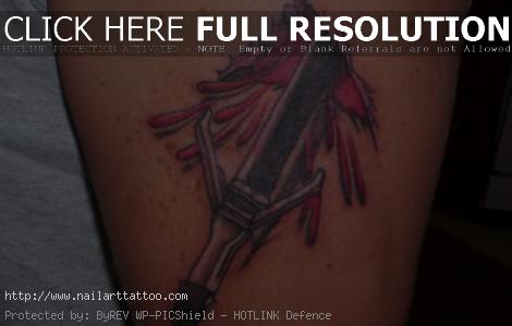 grim reaper bow hunting tattoos