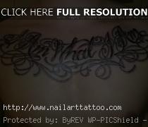 half chest quote tattoos