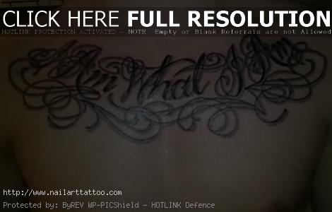 half chest quote tattoos