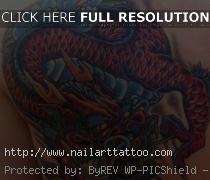 japanese blue dragon tattoo