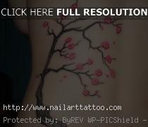 japanese cherry blossom back tattoo