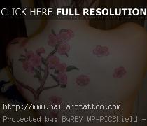 japanese cherry blossom flower tattoo