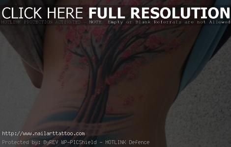 japanese cherry blossom flower tattoo designs