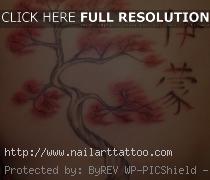 japanese cherry blossom tree tattoos