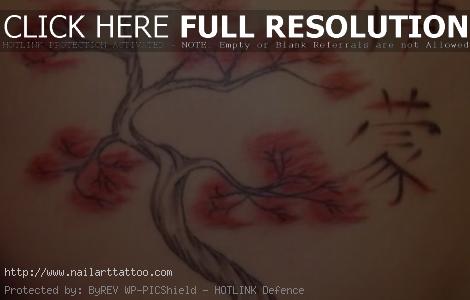 japanese cherry blossom tree tattoos