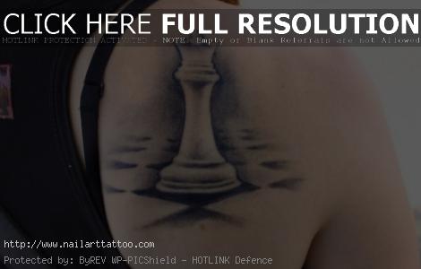 king chess piece tattoo