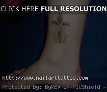 lung cancer ribbon tattoos pictures