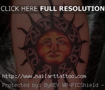 maori celtic sun tattoo