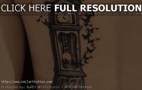old clock tattoo designs