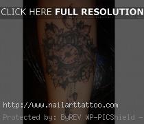owl with clock tattoo designs