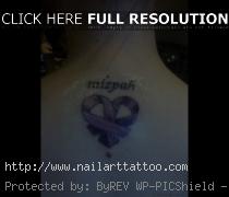 pancreatic cancer ribbon tattoo designs