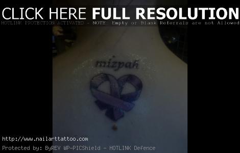 pancreatic cancer ribbon tattoo designs