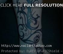 pics of calf tattoos for women