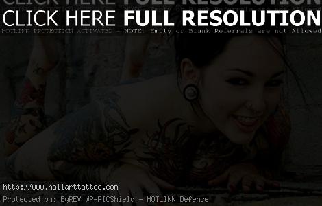 pictures of full body tattoos on women