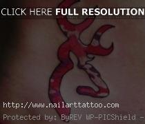 pink browning symbol tattoos