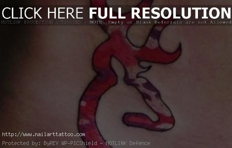 pink browning symbol tattoos