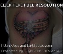 realistic broken heart tattoo designs