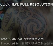 shoulder and chest tribal tattoos