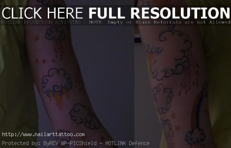 sleeve cloud tattoos designs