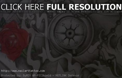 time clock tattoo designs