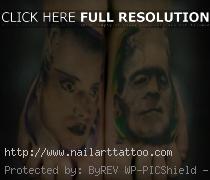 traditional bride of frankenstein tattoo