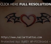 tribal broken heart tattoo designs