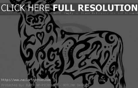 tribal bull tattoo designs