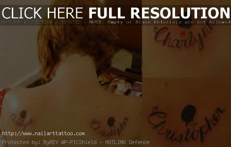 unique child name tattoos