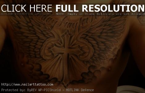 wing chest tattoos for men designs