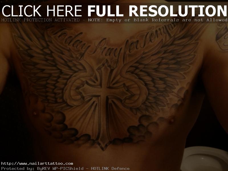 Wing Chest Tattoo