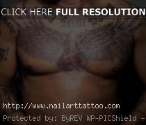 wings chest tattoo ideas for men