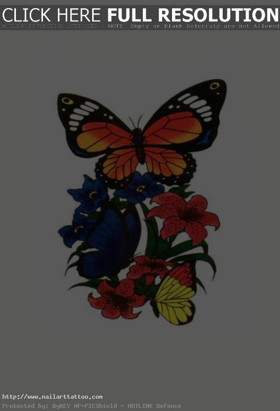 butterfly flash tattoo designs