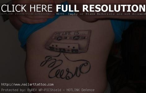 cool music tattoos