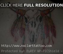 cow skull tattoo