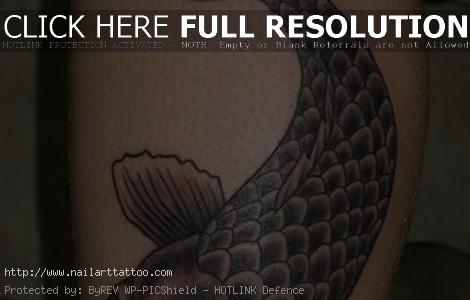 coy fish tattoos