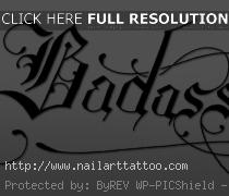 create tattoo font