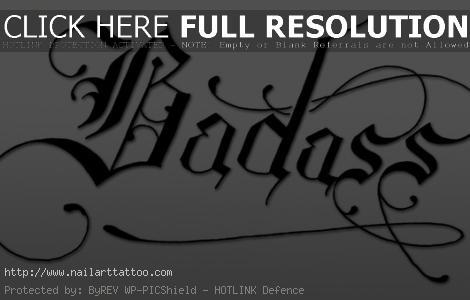 create tattoo font