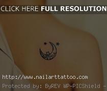 crescent moon tattoo