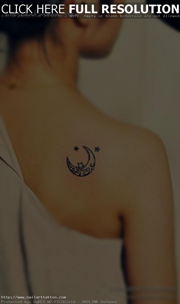 crescent moon tattoos
