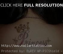 crown tattoos for girls