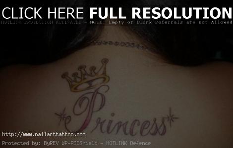 crown tattoos for girls