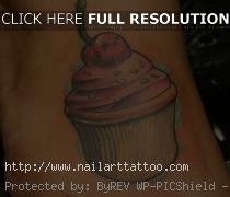 cupcake tattoo designs