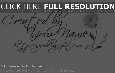 cursive font generator for tattoos