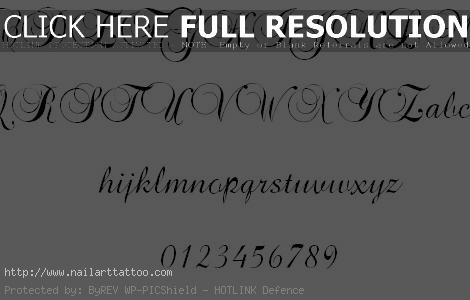 cursive tattoo font generator