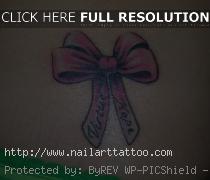 cute bow tattoos