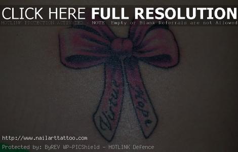 cute bow tattoos