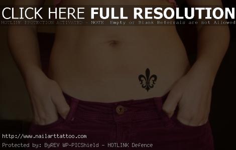 cute fleur de lis tattoos