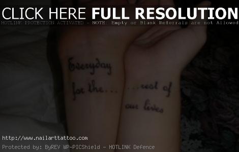 cute matching tattoos for couples