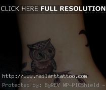 cute owl tattoo